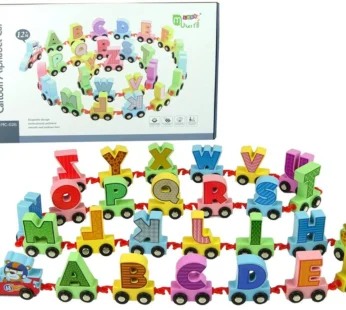 Voiturette et alphabets en bois 12 MOIS