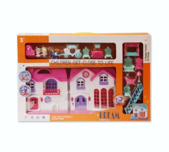 MAISON DE RÊVE POUR ENFANTS AVEC LUMIERE