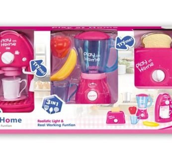 jouet cuisine avec accessoires et lumière