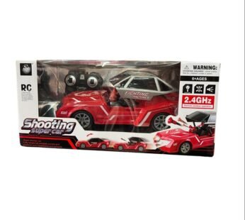 Super voiture de tir 2.4 GHz, Transformation télécommandée R/c, voiture de tir bourdon Rechargeable