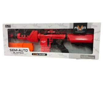 – Pistolet semi-automatique à piles pour enfants, adultes de 8-9-10-11-12 ans avec balles en mousse, fléchettes et balles souples, portée transparente de 8 à 10 m