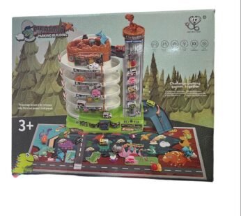 Parking Dinosaur  Ensemble de piste de construction de parking  Jouet de parking à 3 niveaux lumineux et musical pour tout-petit | Automatique et manuel pour les enfants de 3 ans et plus