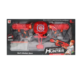 Pistolet a balle molle fléchette tir cible jeu enfants pistolets Blaster mousse